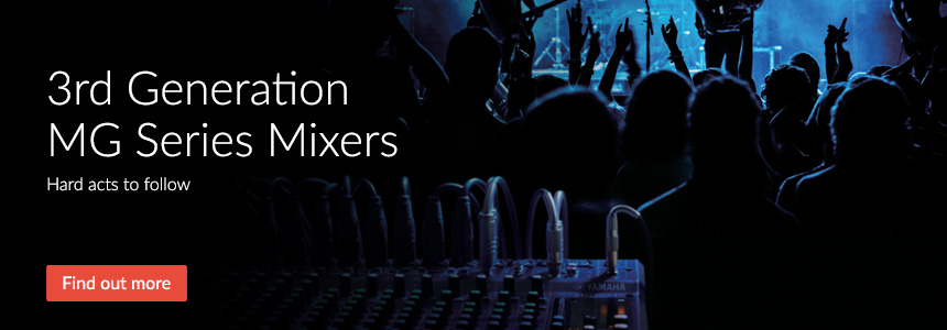 3rd Generation MG Series Mixers - Hard acts to follow